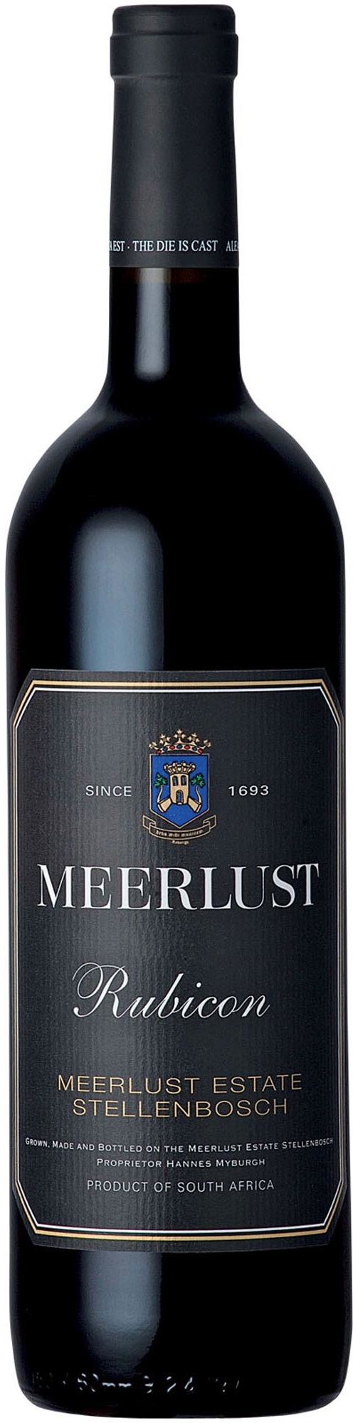 Meerlust Wine Estate Rubicon 2018 0.75 l Stellenbosch Rotwein