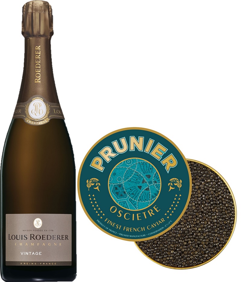 Caviar Prunier Oscietre & 2014 Roederer Brut Vintage