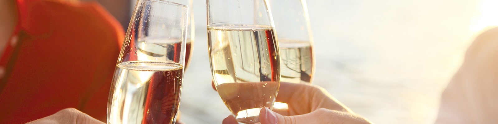 Perlwein im Glas