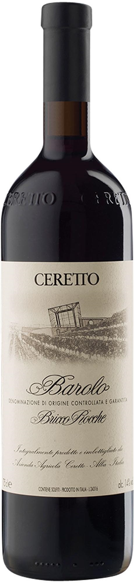 Ceretto Barolo Bricco Rocche 2018 0.75 l Piemont Rotwein