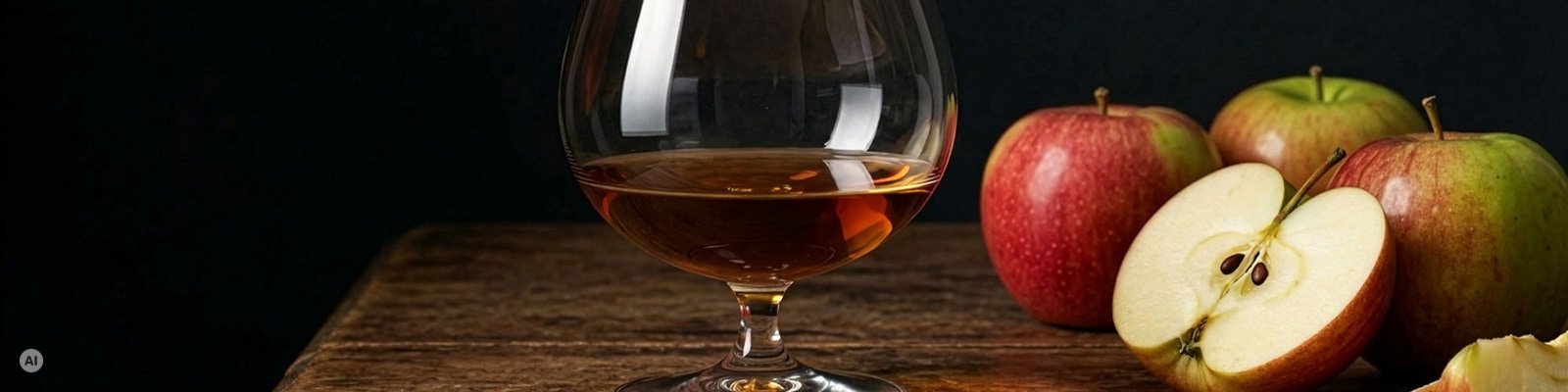 Calvados im Glas